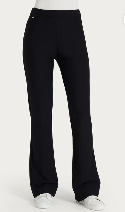 Ragno flared broek black