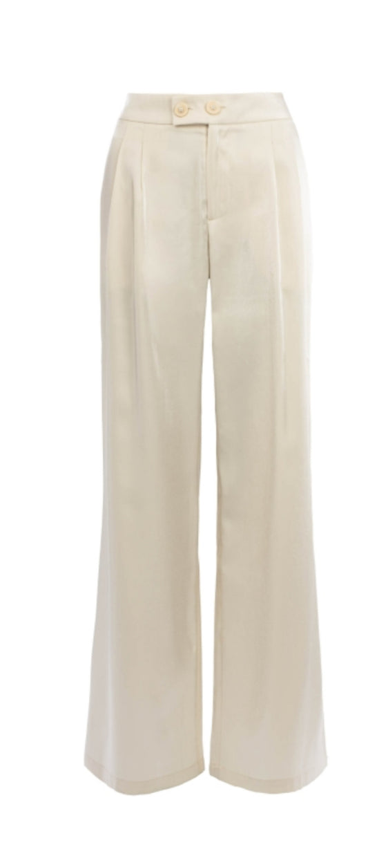 Icnk shiny satin pantalon