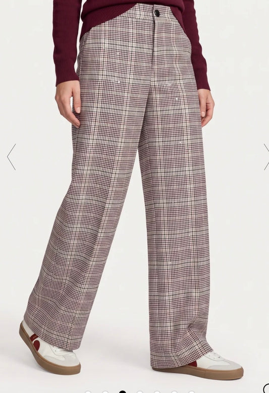 Cs the label ruit broek Bordeaux