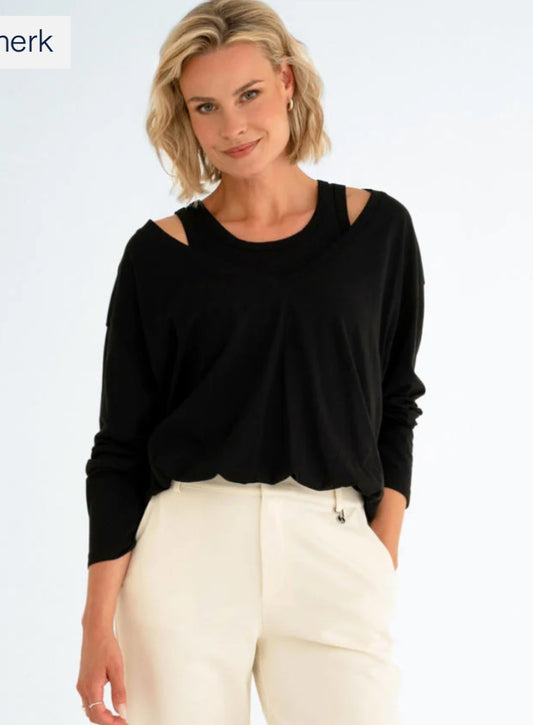 Maicazz / Zizo pullover zwart