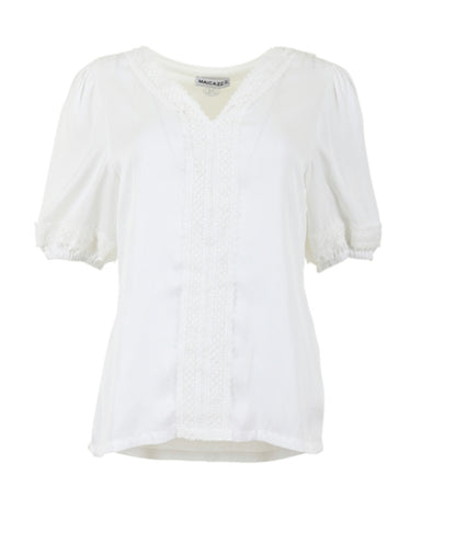 Maicazz Mieke top / blouse antique white