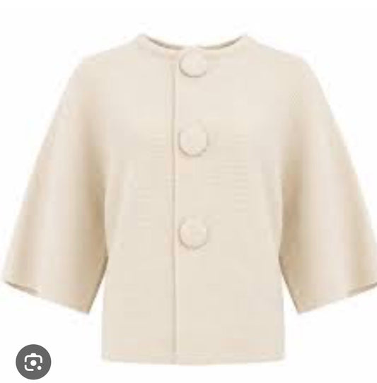 Sophia Perla vest Evi crème
