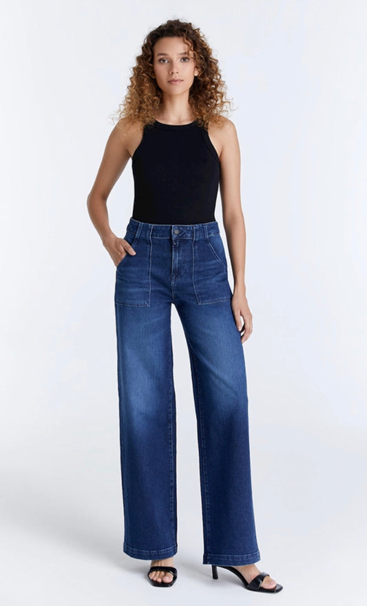 COJ jeans wide leg Lulu dark blue