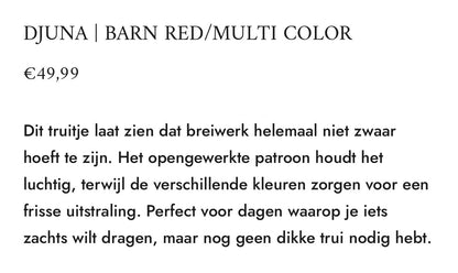 Ivy Beau brei top Djuna