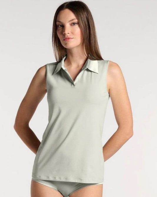 OROBLU dames shirt perfect line grijs polo