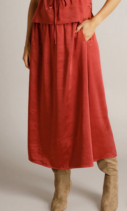 Ivy Beau rok Dilana barn red