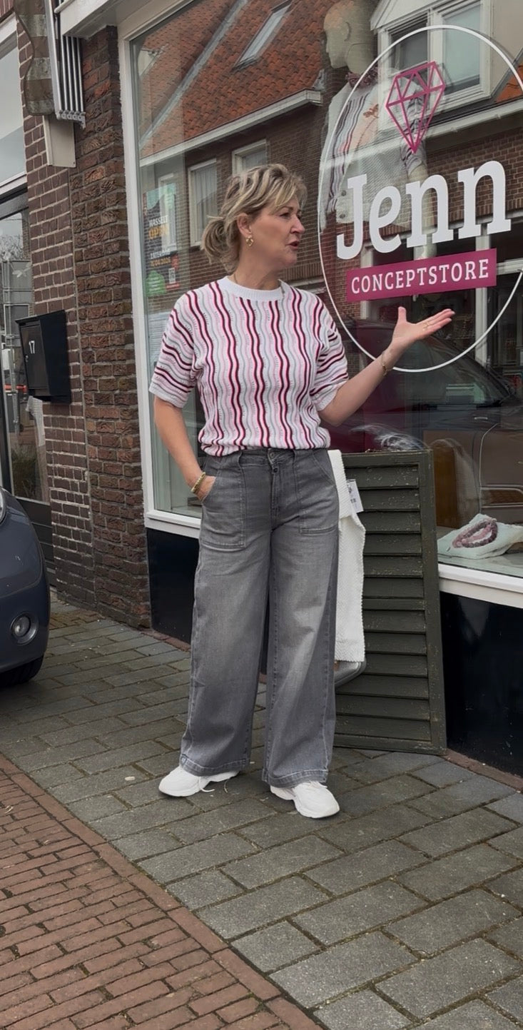 COJ wide leg jeans Lulu grey l32