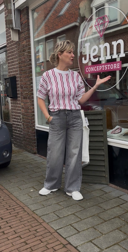 COJ wide leg jeans Lulu grey l32