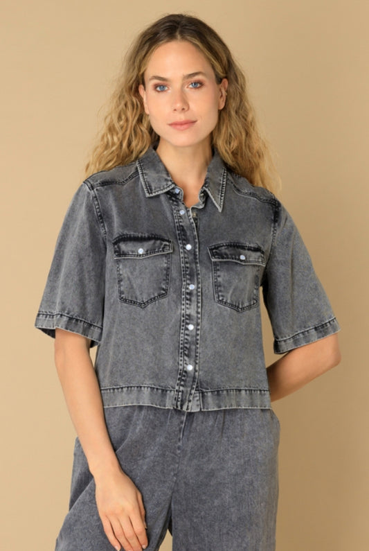 Ivy Beau denim overhemd Alti