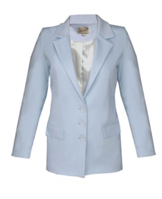 Sophia Perla blazer lichtblauw