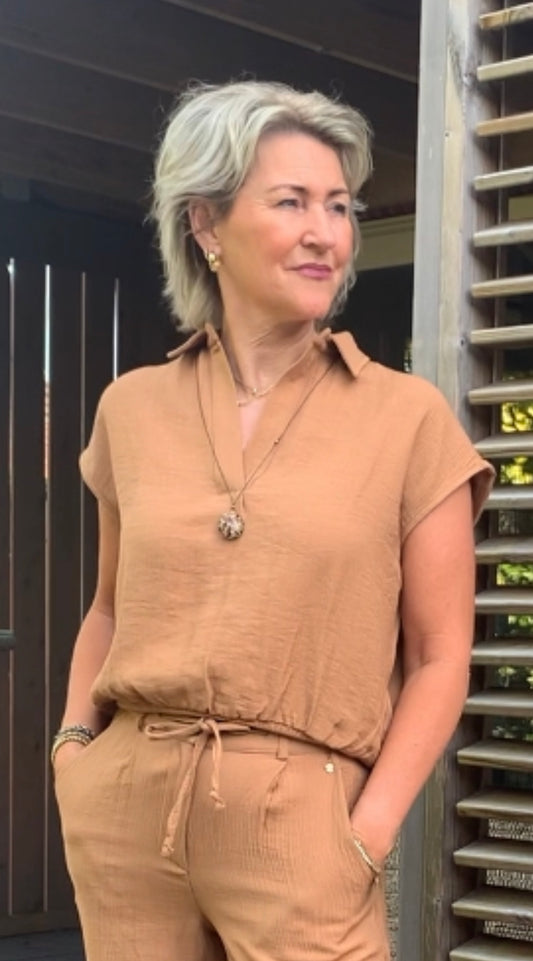 Maicazz Nieke top bronze