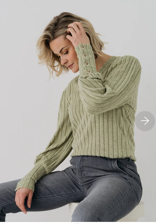 Maicazz Piese sweater groen