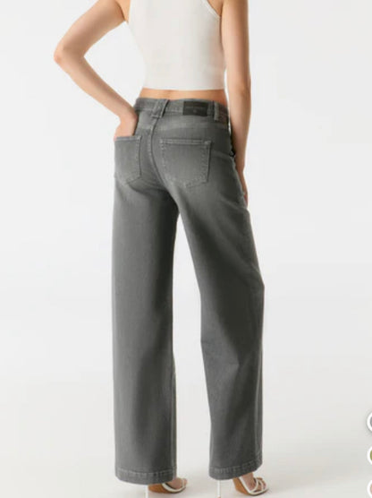 COJ wide leg jeans Lulu grey