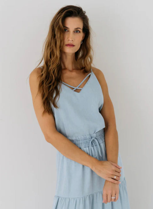 Maicazz top Nelly light blue