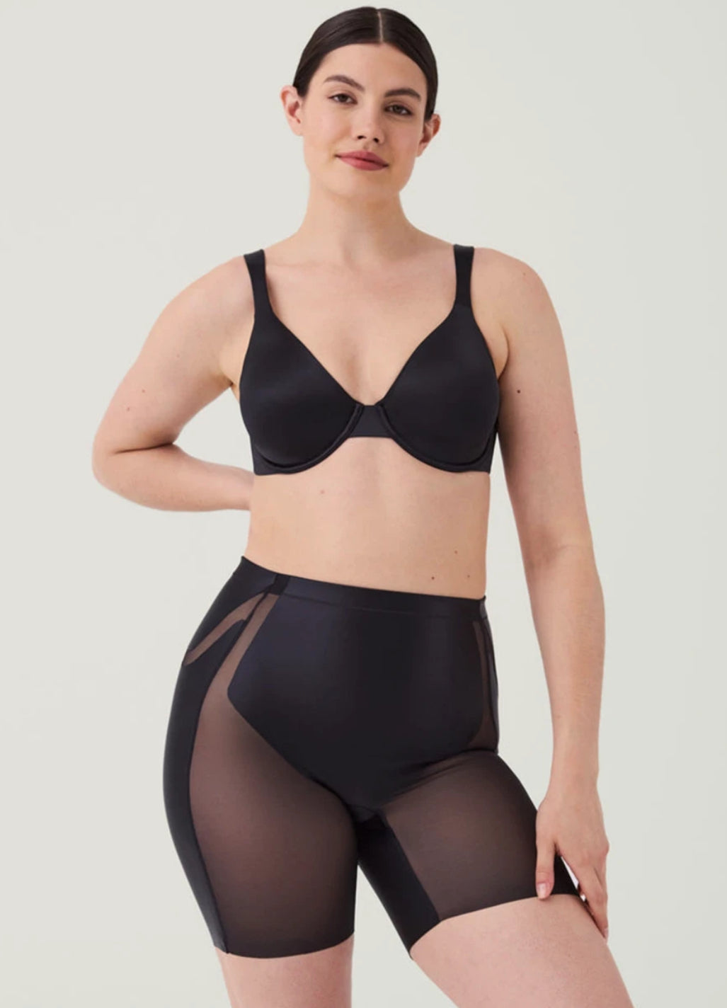 Spanx shaping satin black billift broek