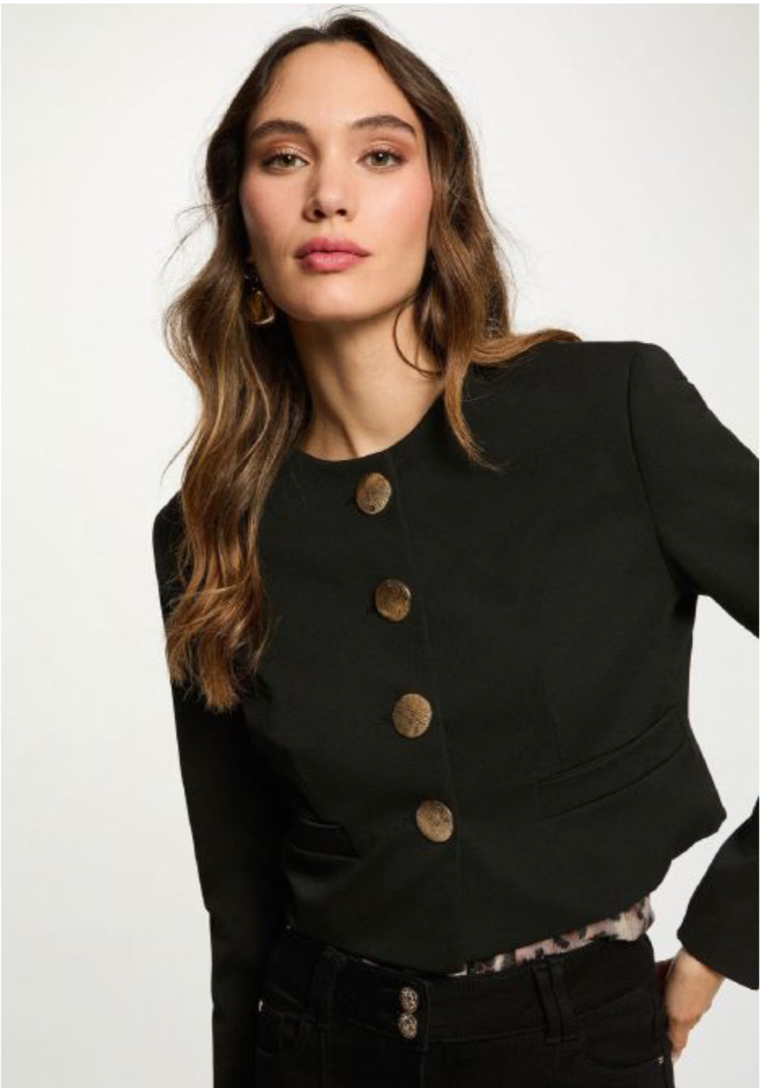 Morgan jasje met gouden knopen