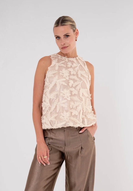 Maicazz /Zizo top Talulah ligt sand