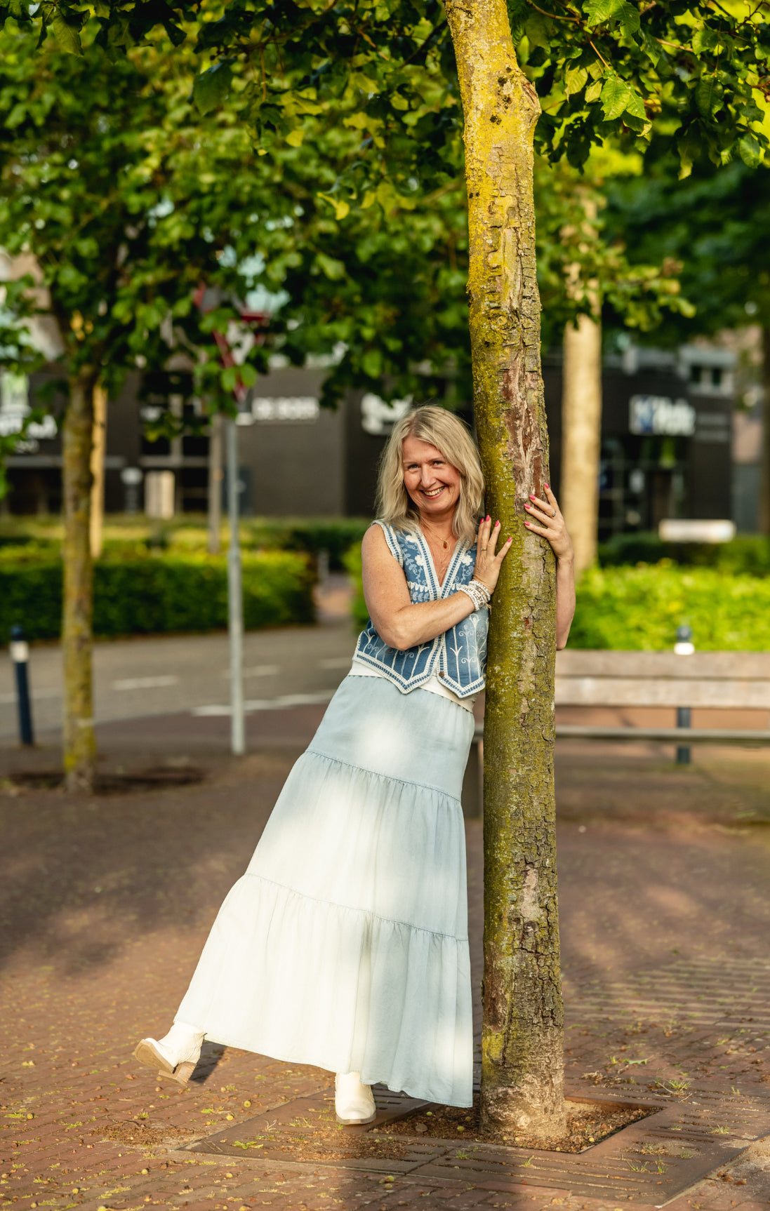 Maicazz rok Nicole ligt blue