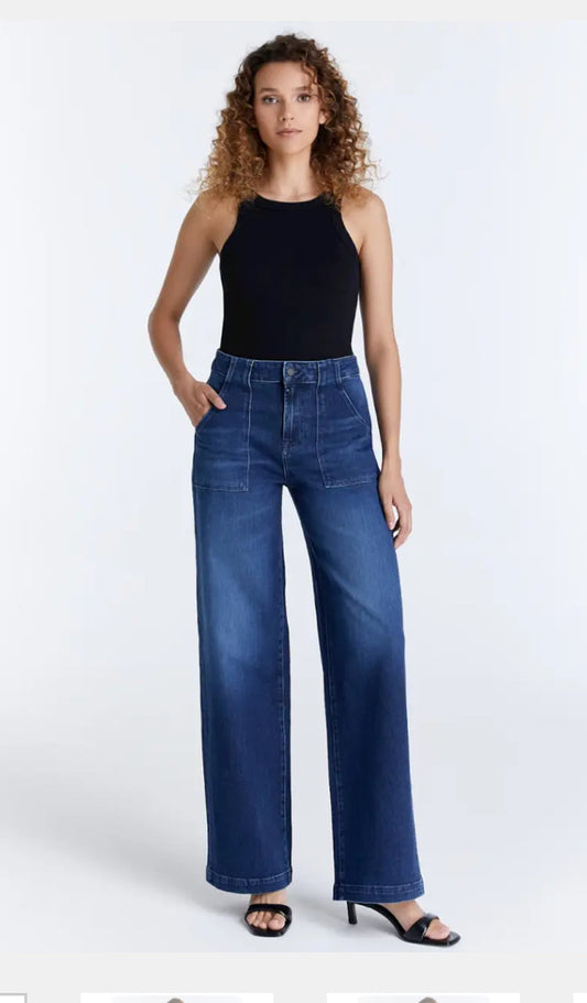 COJ wide leg dark blue l30