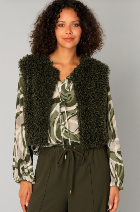 Yest gilet dark olive