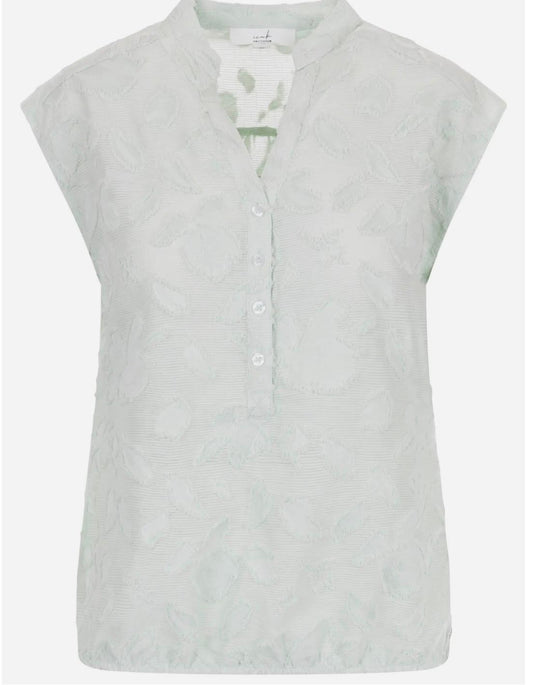 Icnk Mouwlose blouse Cycrina mint.