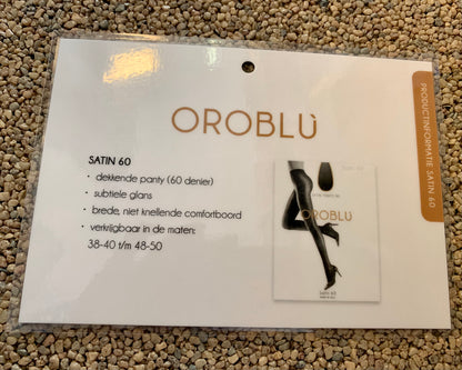 Oroblu panty 60 denier black/admiraal/Singapore