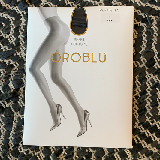Oroblu panty 15 denier black/admiraal/singapore
