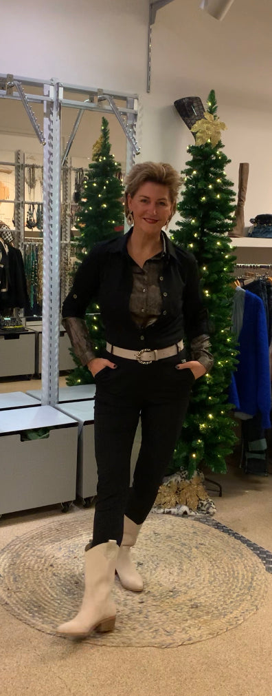 TQAMSTERDAM jumpsuit travel zwart